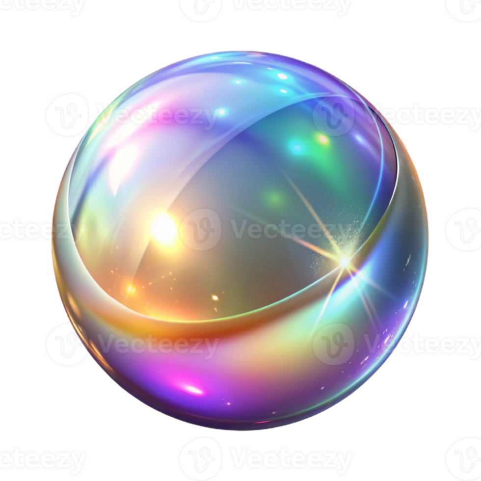stunning minimalist Holographic Lens Flare Transparent for Light Effects professional png