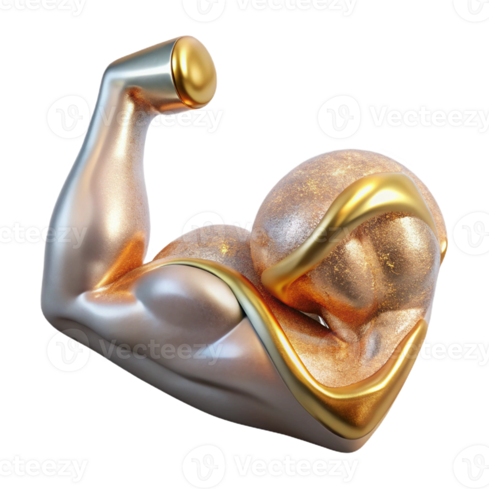 serene modern Human Arm Muscles Transparent Anatomy Chart premium png