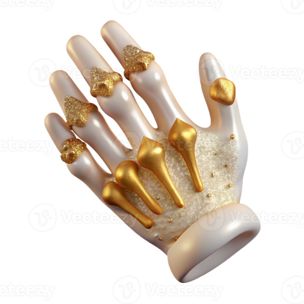 magnificent vintage Human Hand Bones Transparent Anatomy Reference original png