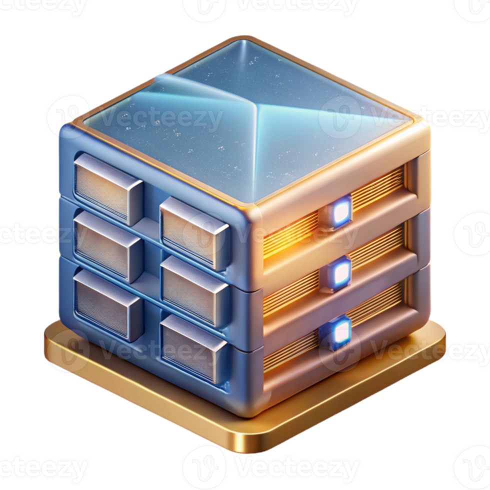 dramatic vintage Isometric Server Rack Data Center Isolated for It authentic png