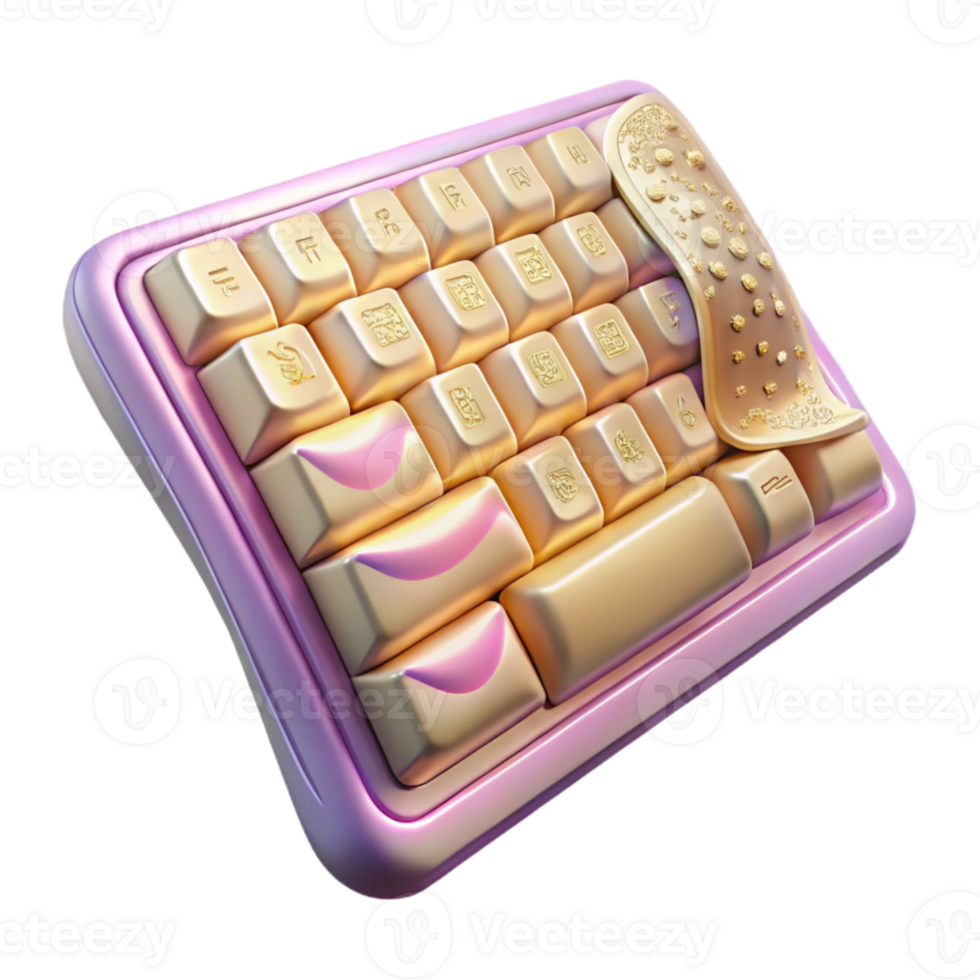 vibrant classic Keyboard Typing Input Cutout for Computer Skills high quality png