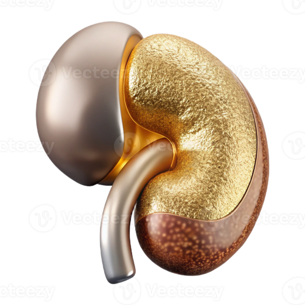 extraordinary vintage Kidney Urinary System Isolated for Medical Diagrams exclusive png