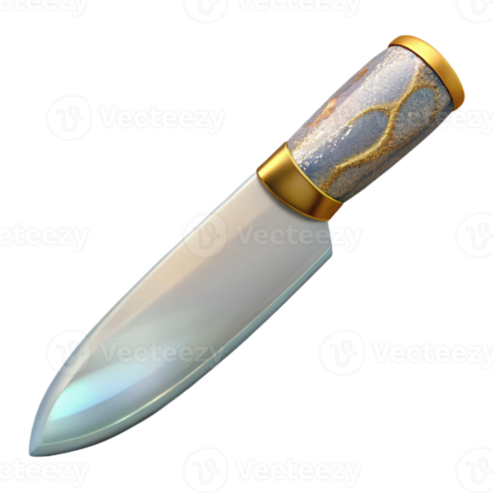 elegant rustic Kitchen Knife Cutlery Transparent Background Culinary Design original png