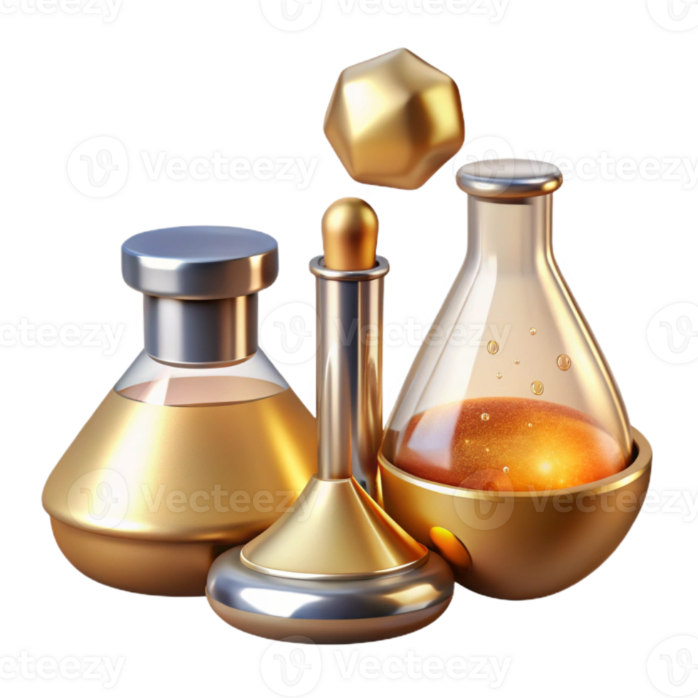 serene rustic Lab Equipment Icons Set Cutout for Science Websites png