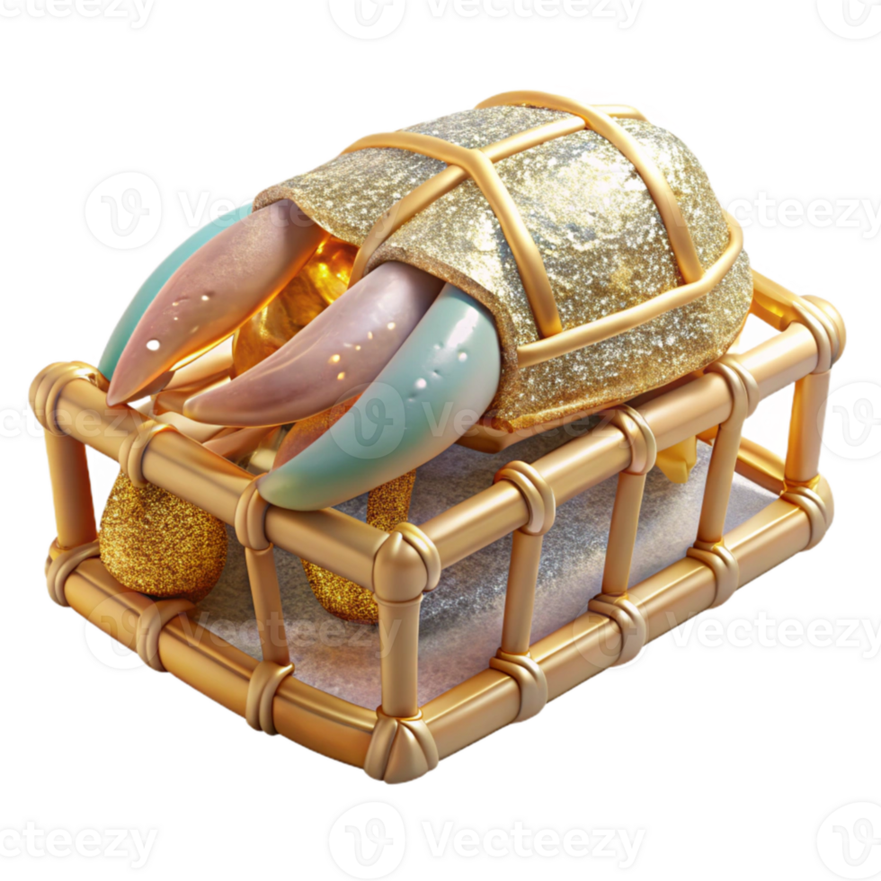 impressive minimalist Lobster Trap Transparent Background for Seafood Industry high quality png