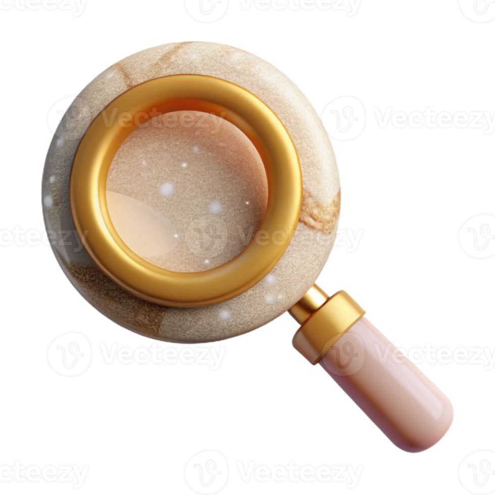impressive minimalist Magnifying Glass Search Icon Cutout for Web Navigation professional png