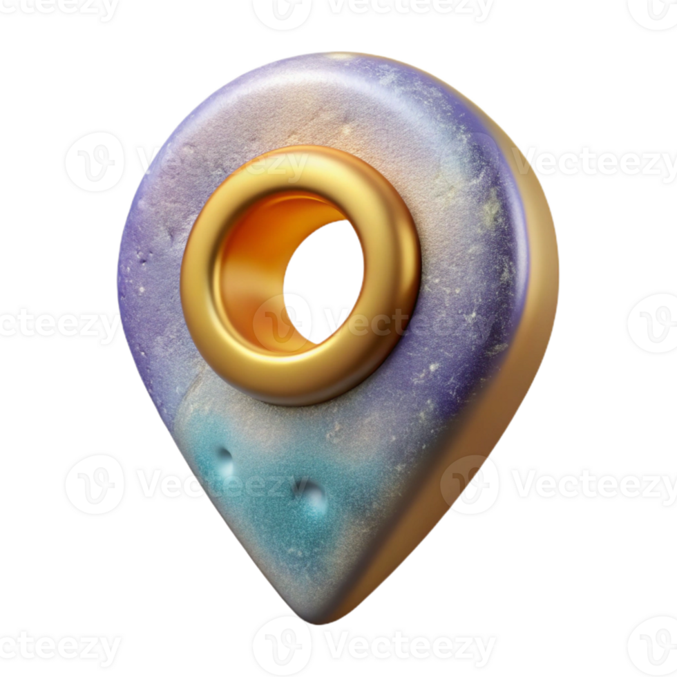 stunning creative Map Pin with Customizable Color and Shape Transparent for User Interfaces original png