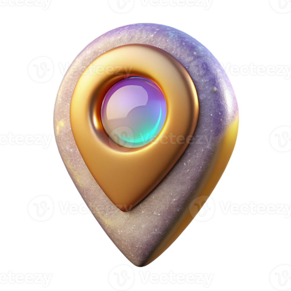 vibrant rustic Map Pin with Customizable Color and Shape Transparent for User Interfaces high quality png
