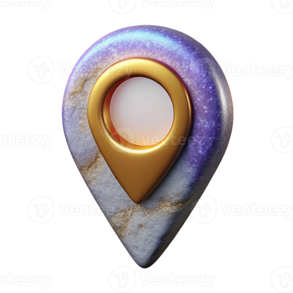 magnificent vintage Map Pin with Customizable Color and Shape Transparent for User Interfaces detailed png
