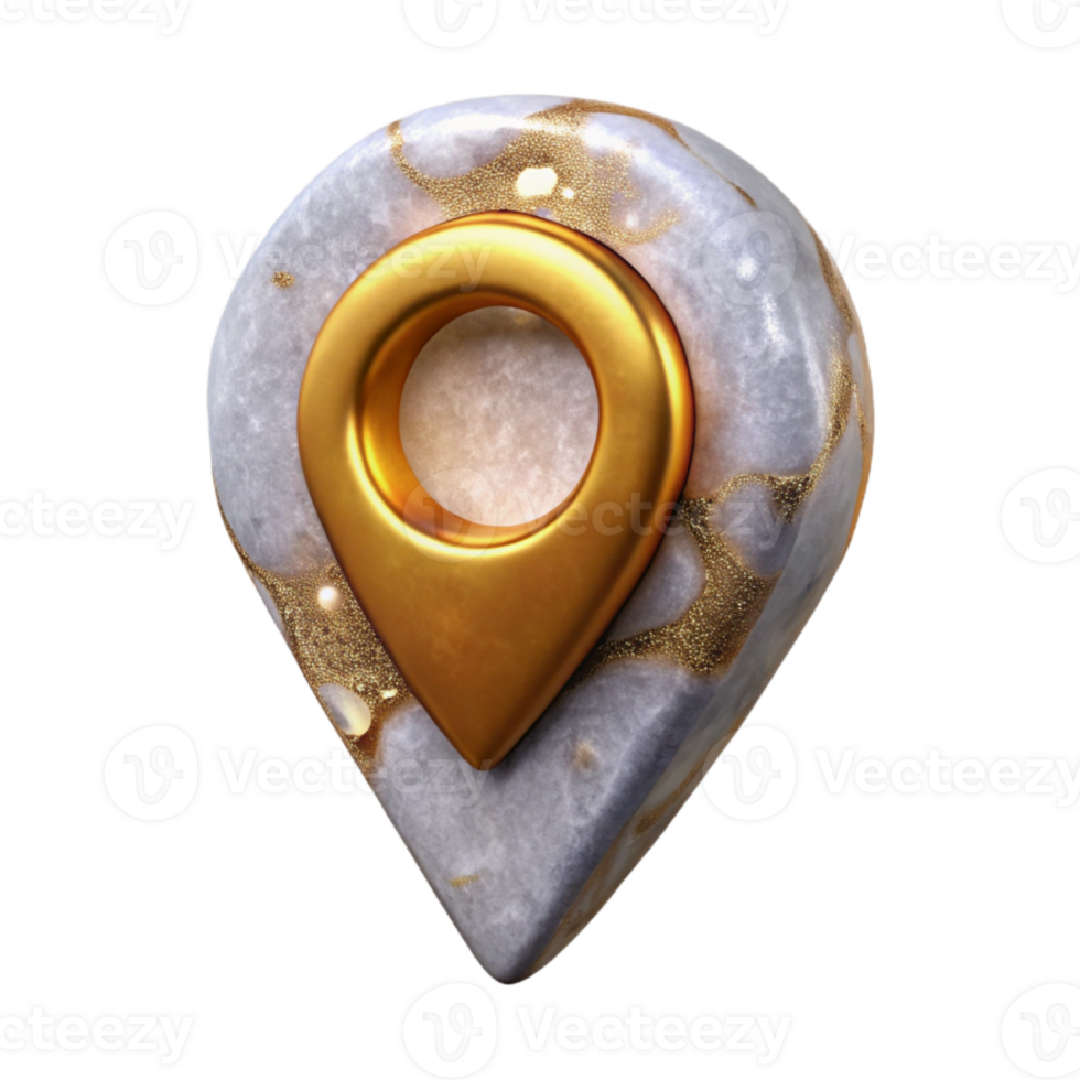 elegant minimalist Map Pointer with Drag and Drop Functionality Isolated for Interactive Use original png