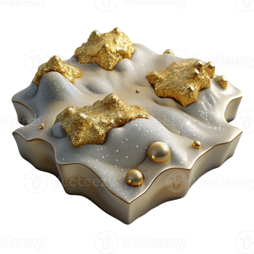 dramatic traditional Map with 3d Terrain Model and Shading Isolated for Geographic Visualization high resolution png
