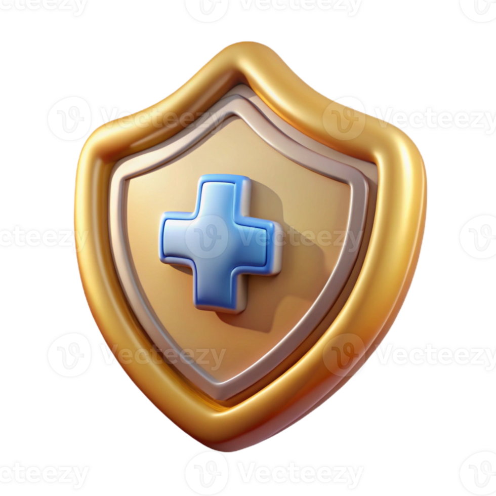 magnificent abstract Medical Shield Protection Icon Isolated for Health Security high resolution png