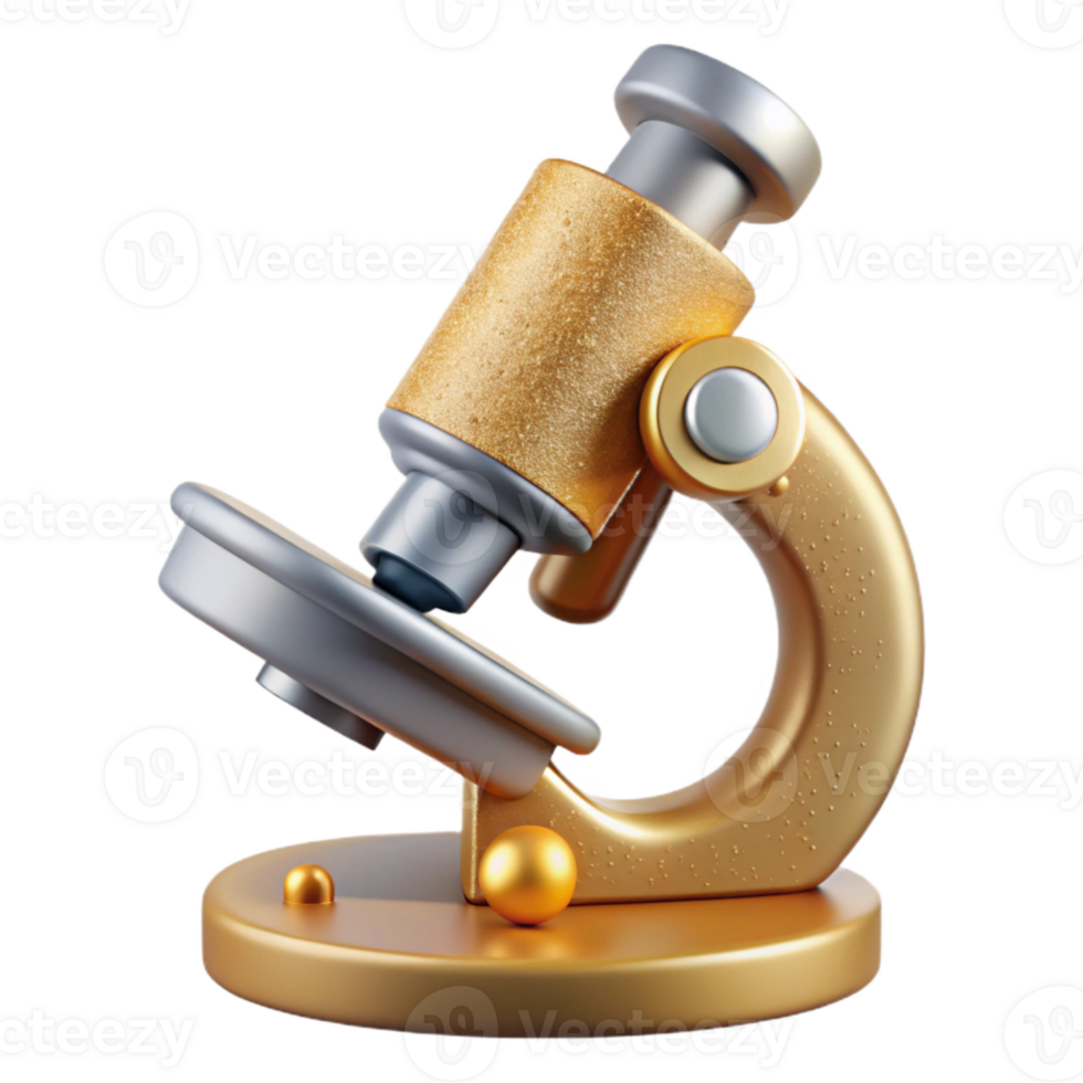 magnificent abstract Microscope Lab Research Icon Cutout for Scientific Publications high resolution png
