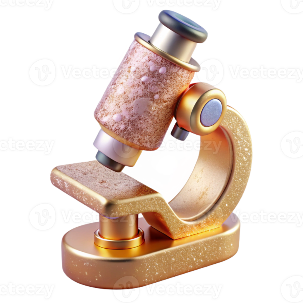 magnificent traditional Microscope Laboratory Equipment Cutout for Scientific Research authentic png