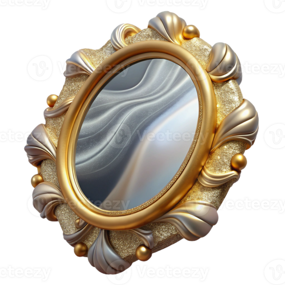 vibrant contemporary Mirror Transparent for Interior Reflection Effects premium png