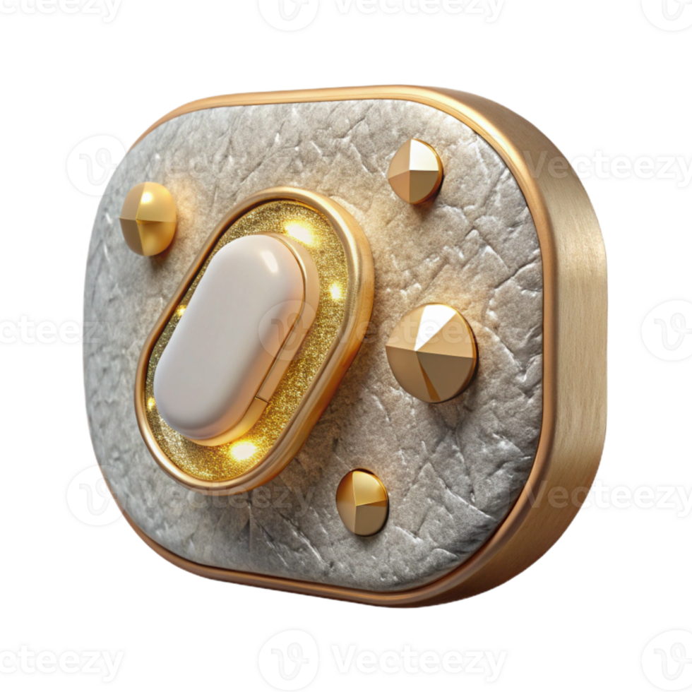 vibrant minimalist Modern Toggle Switch Ui Element Transparent Background genuine png