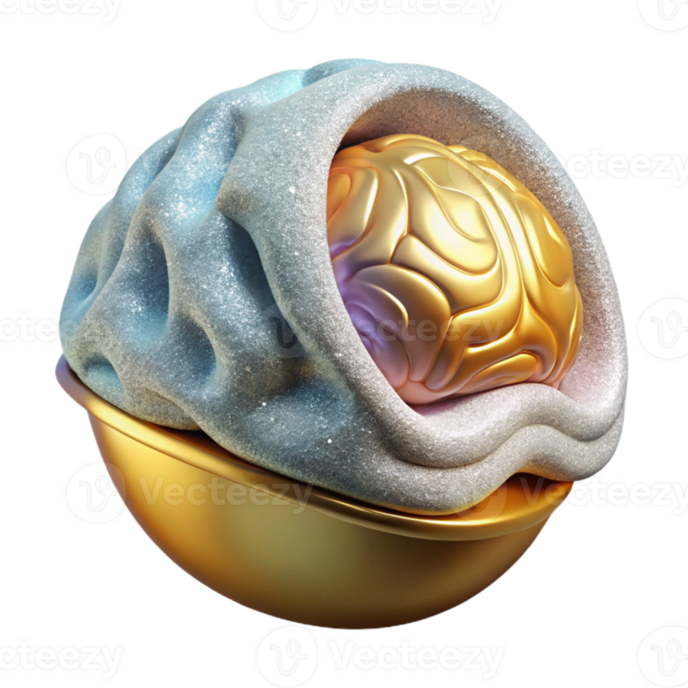 stunning artistic Mri Scan Brain Imaging Icon Cutout for Neurology detailed png