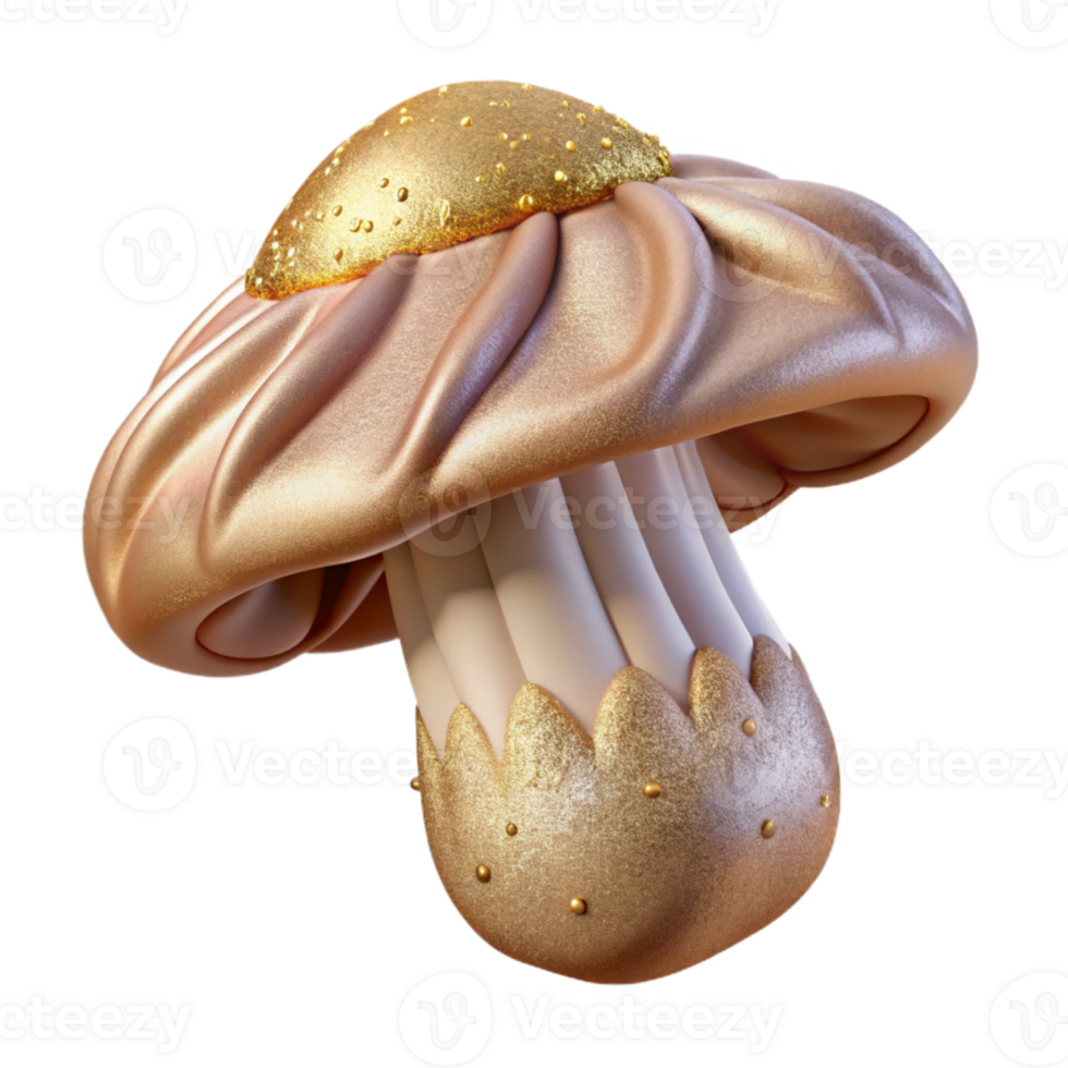 elegant rustic Mushroom Edible Fungus Culinary Ingredient Transparent for Gourmet Cooking exclusive png