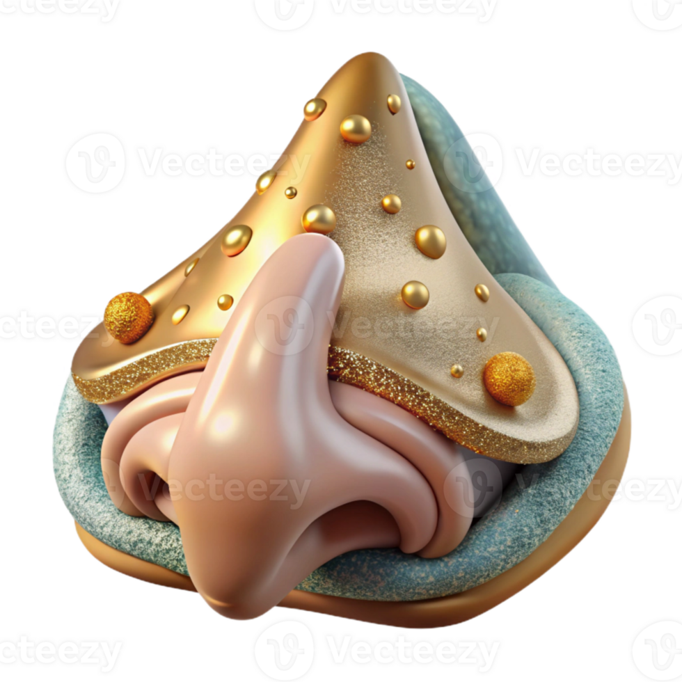 beautiful artistic Nose Anatomy Olfaction Science Transparent Medical Study original png