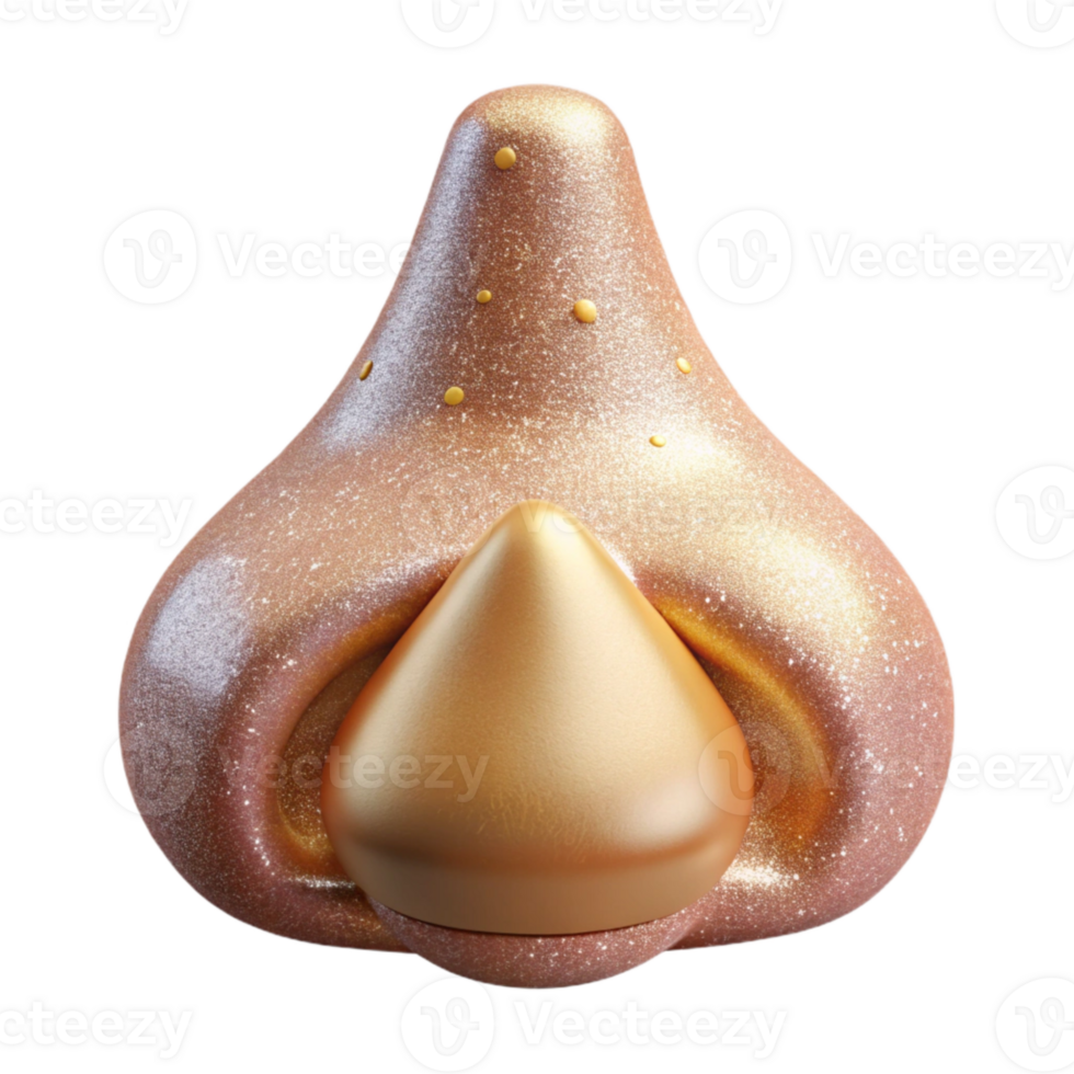 vibrant classic Nose Human Organ Smell Isolated Medical Science high resolution png
