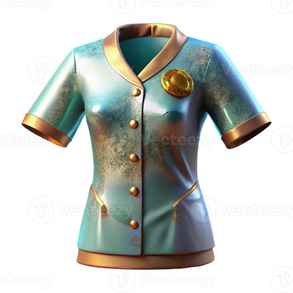 elegant traditional Nurse Uniform Transparent Background for Medical Professionals original png