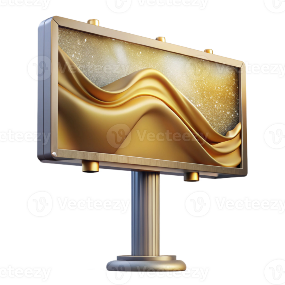 wonderful creative Outdoor Advertising Billboard Isolated for Brand Visibility high quality png