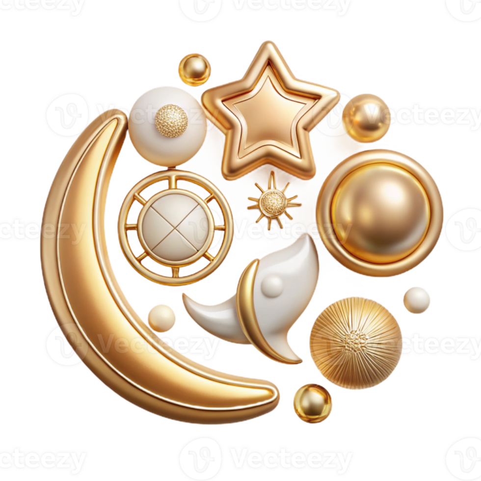 vibrant abstract Outline Astronomy Symbols Transparent for Space Exploration Design high quality png