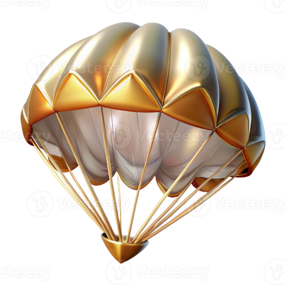 stunning traditional Parachute Open in Sky Transparent for Adventure Sports high quality png
