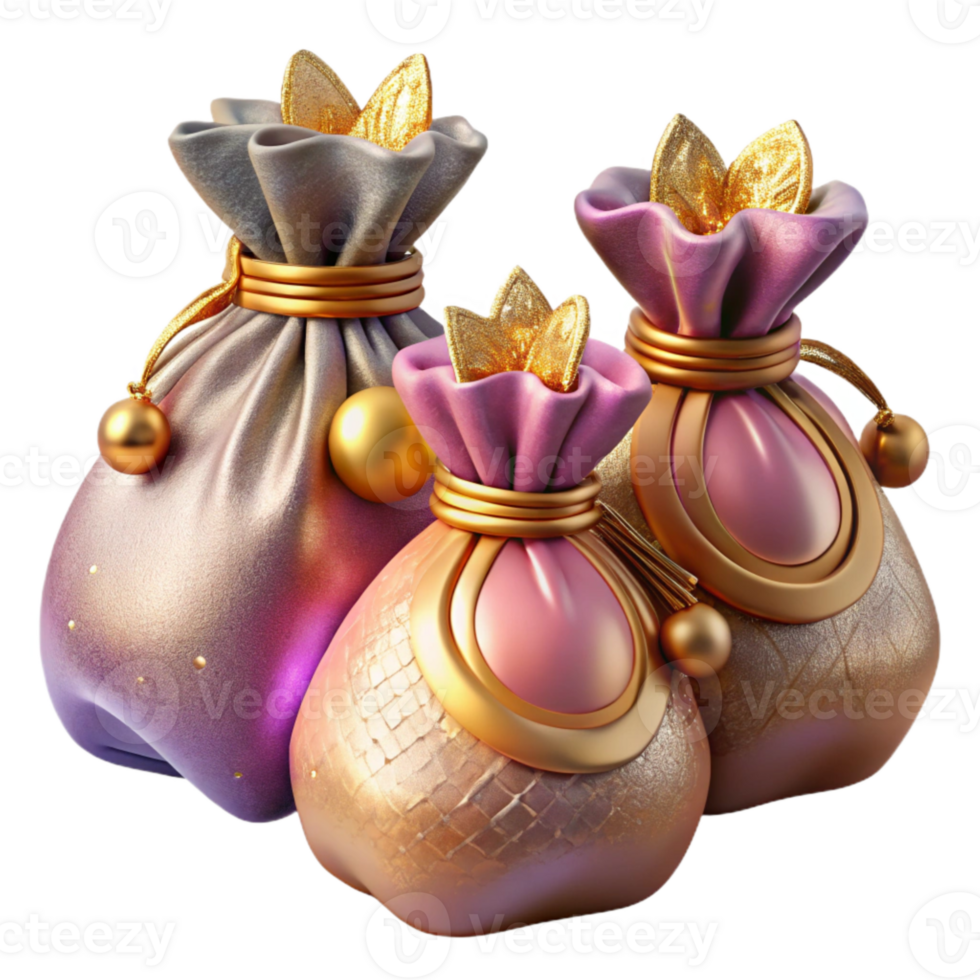 elegant creative Party Favors Goodie Bags Filled Transparent for Birthdays high quality png