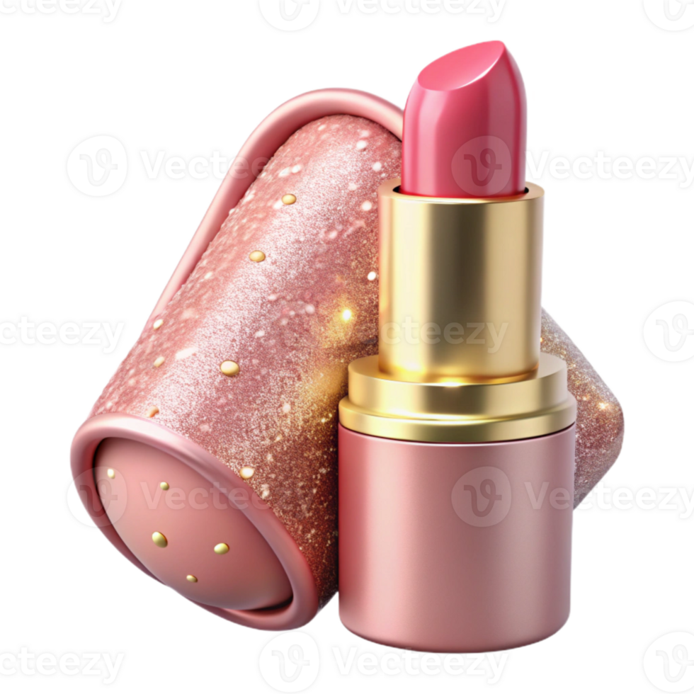 vibrant abstract Pink Lipstick Cosmetics Product Transparent for Beauty Blogs original png