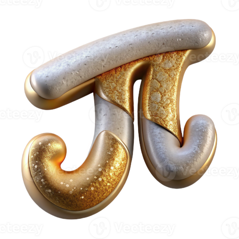 impressive classic Pi Symbol Cutout for Mathematical Designs detailed png