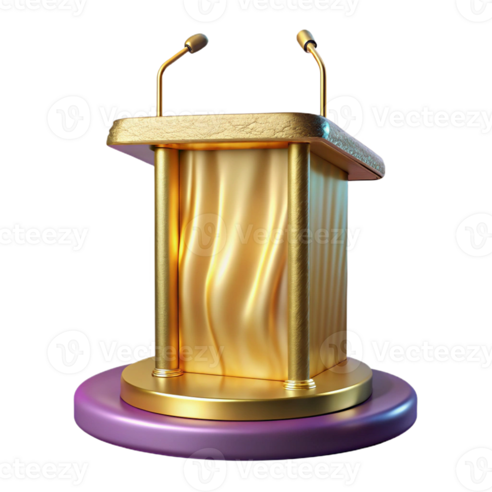 stunning traditional Podium Presentation Stand Public Transparent for Speaking Events high resolution png
