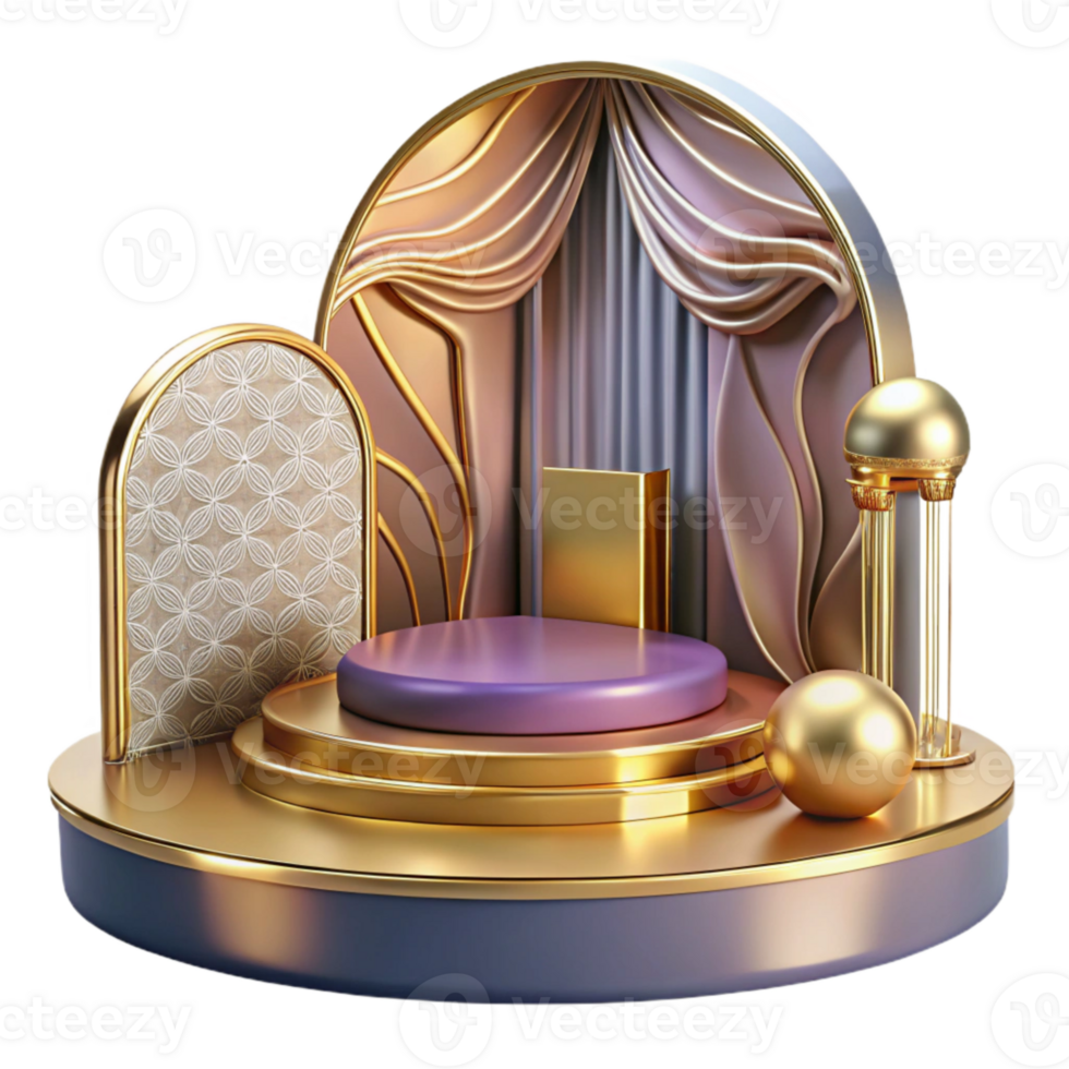 impressive minimalist Podium Presentation Stand Public Transparent for Speaking Events detailed png