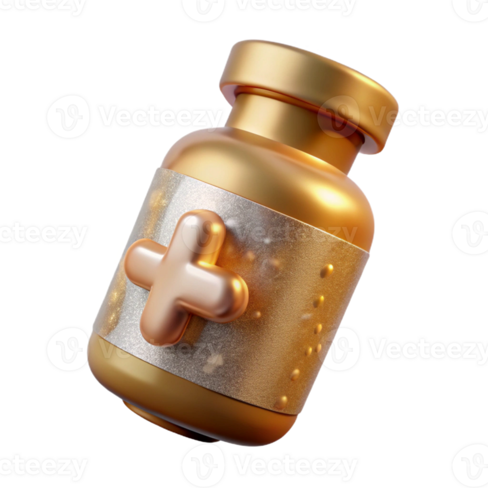elegant modern Prescription Bottle Medication Isolated for Pharmacy Websites png