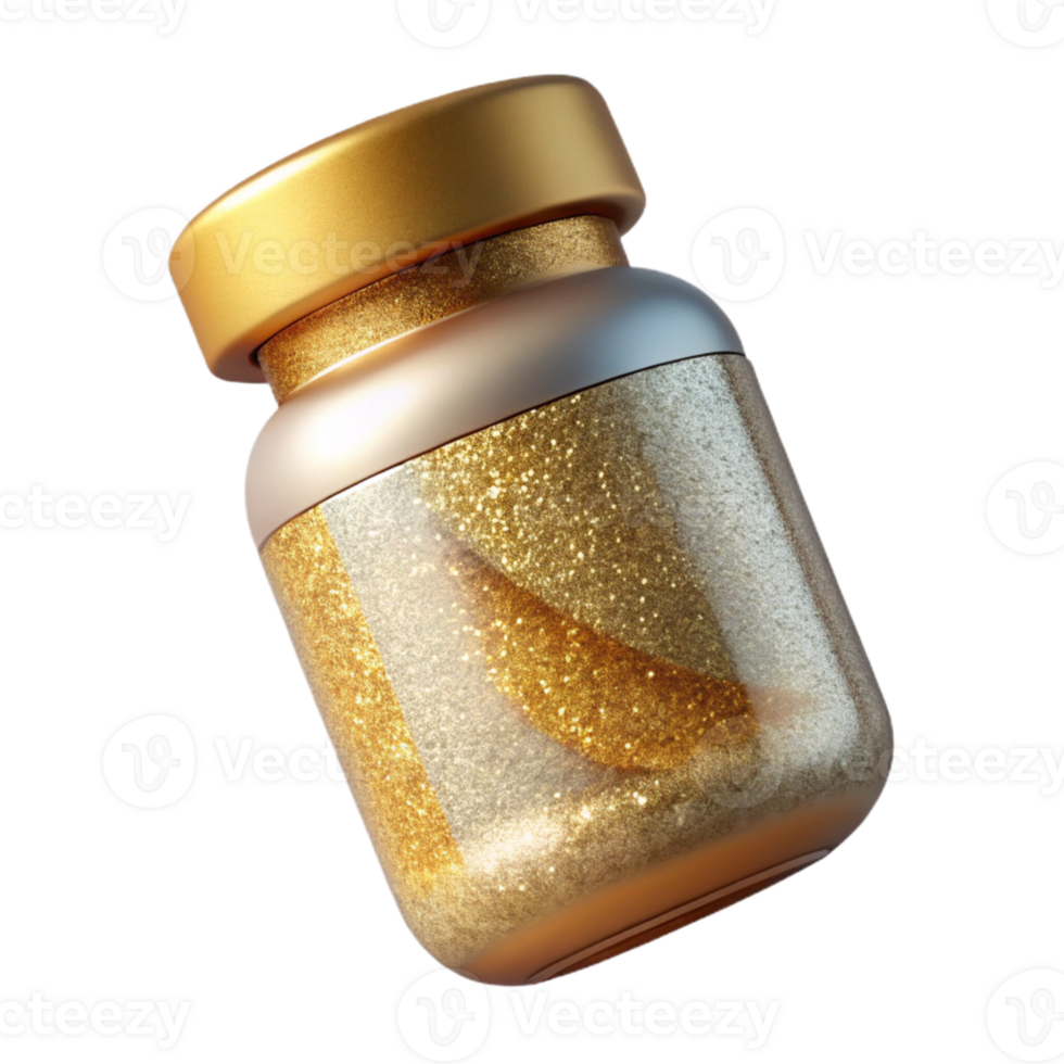 elegant artistic Prescription Bottle Pill Container Isolated png