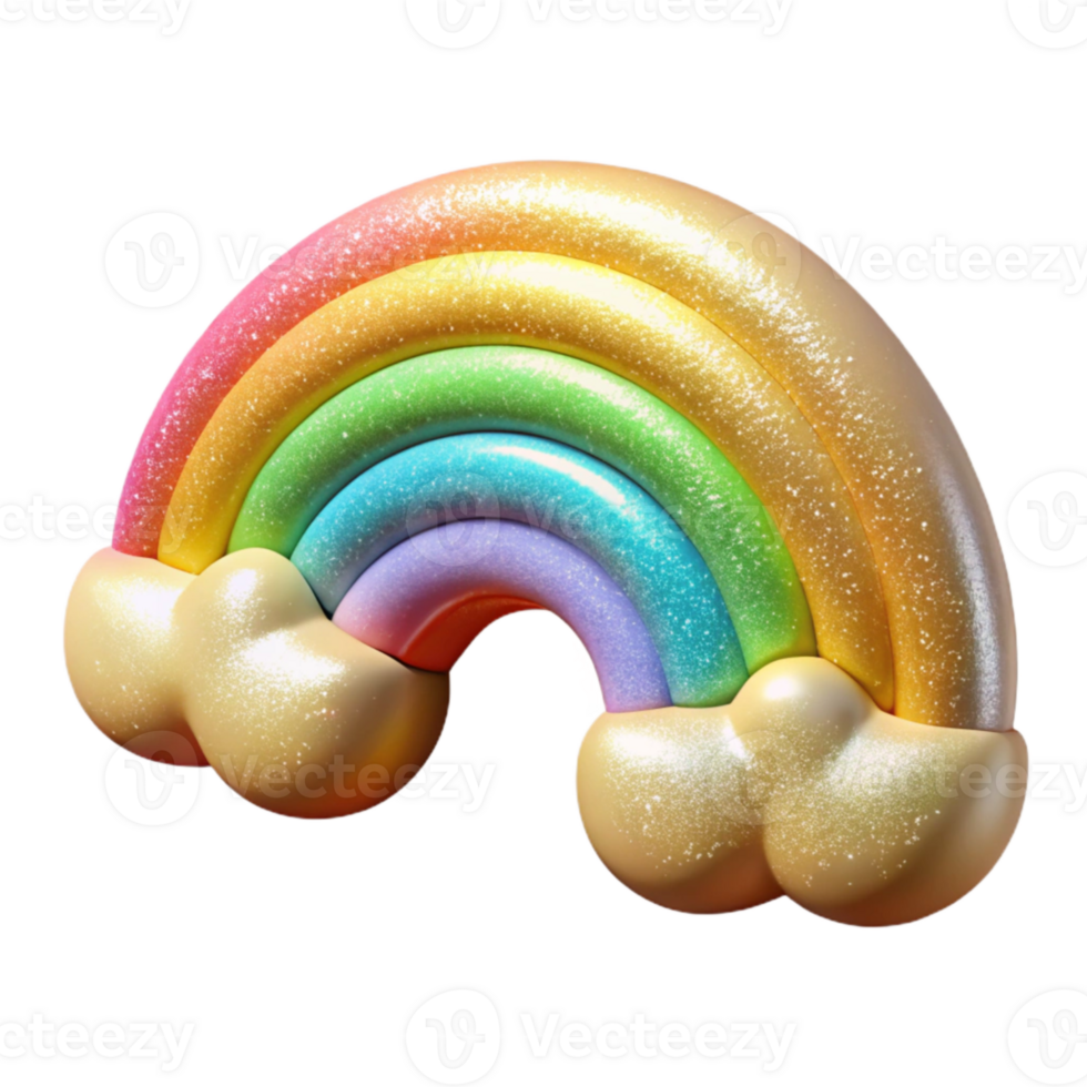 elegant traditional Rainbow Isolated Cutout for Kids Projects high resolution png
