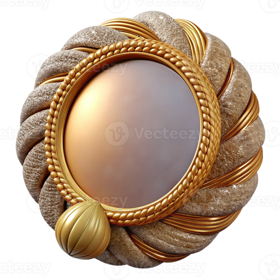wonderful modern Rattan Mirror Transparent Background Home Decor authentic png