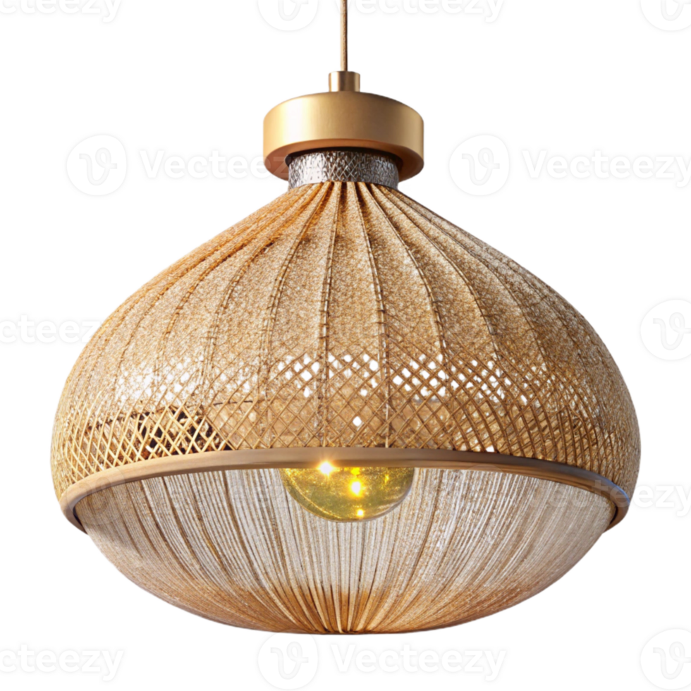 impressive minimalist Rattan Pendant Light Transparent Background Home Decor genuine png