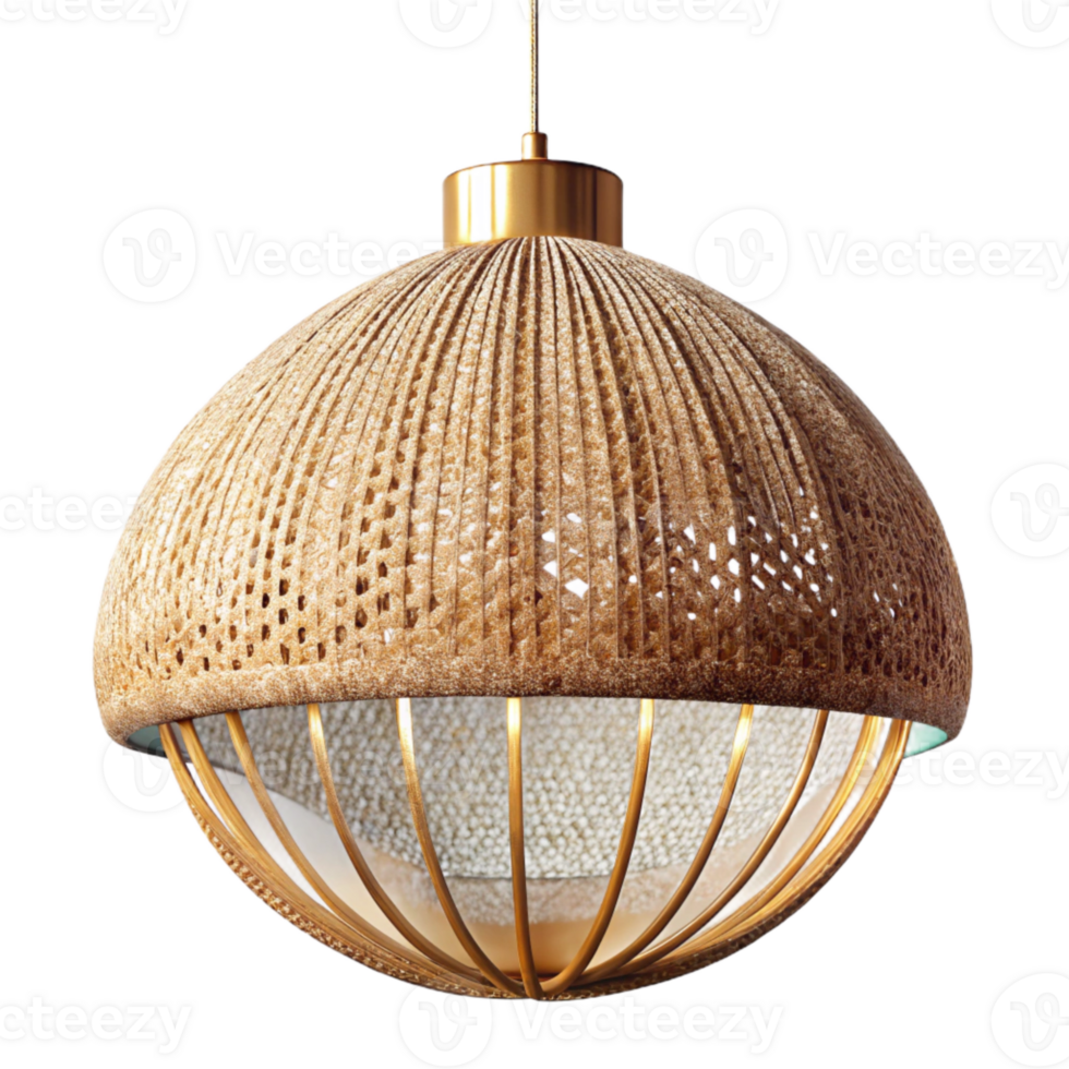 wonderful modern Rattan Pendant Light Transparent Background Home Decor high quality png