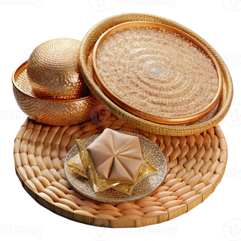 impressive rustic Rattan Placemats Transparent Background Dining Decor original png