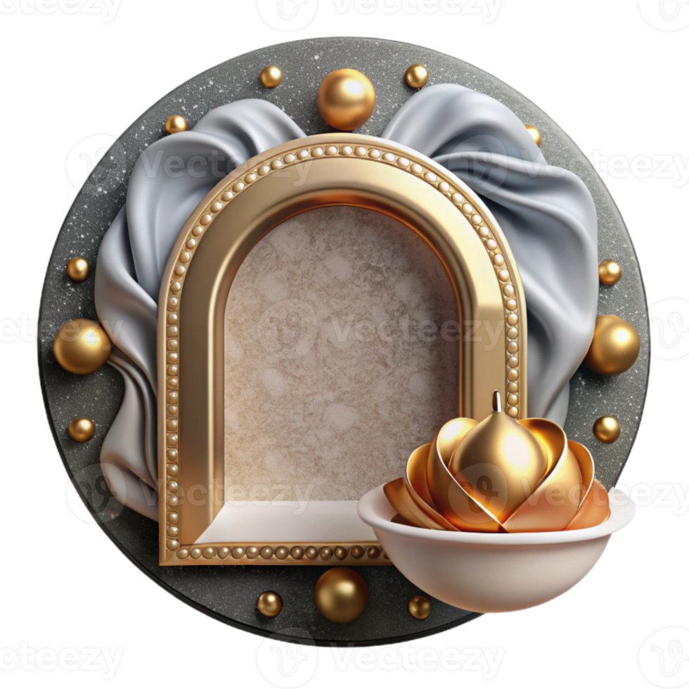 dramatic creative Restaurant Menu Border Frame Isolated for Culinary Graphics authentic png
