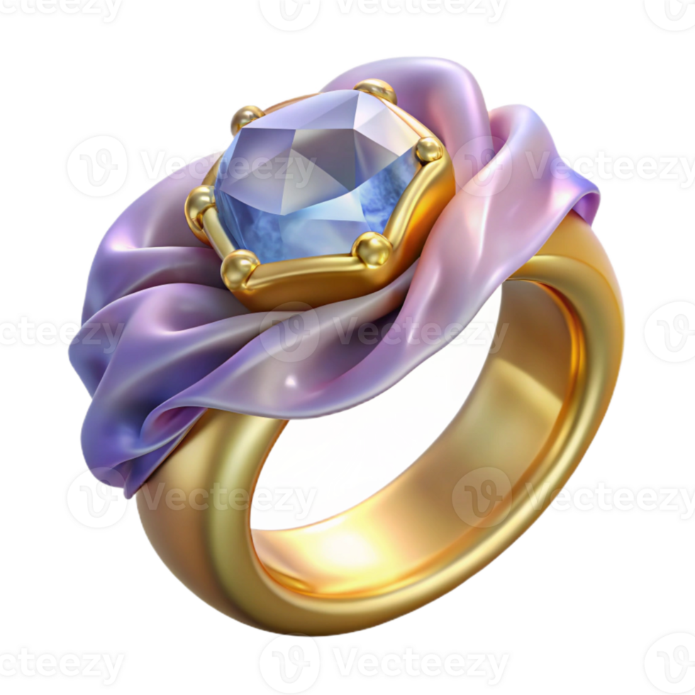 serene classic Ring Jewelry Accessory Fashion Item Isolated for Engagement Ecommerce high quality png