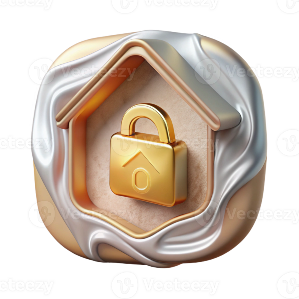 stunning minimalist Smart Home User Privacy Icon Transparent for Data Protection high quality png