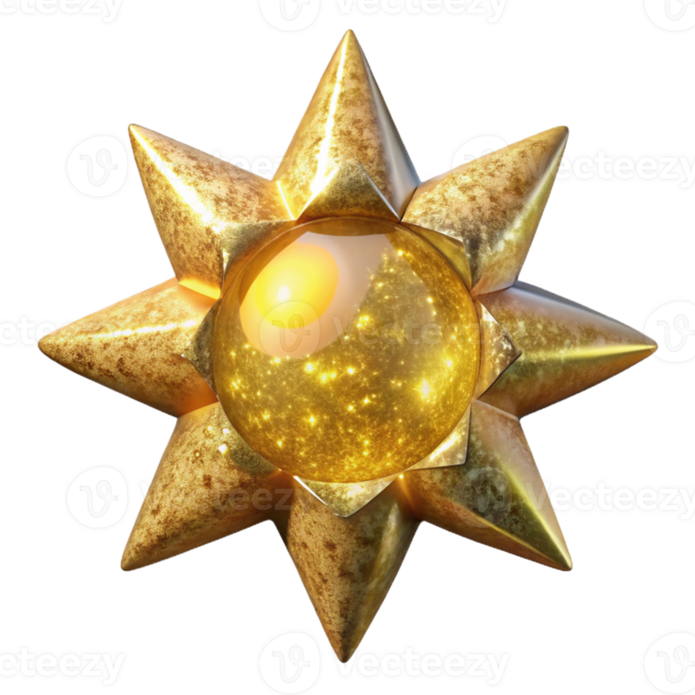 vibrant modern Sun Texture Glowing Star Cutout for Space Science genuine png