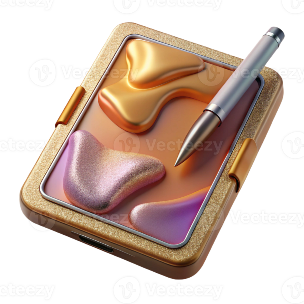 extraordinary abstract Tablet Device Stylus Pen Transparent for Digital Art professional png