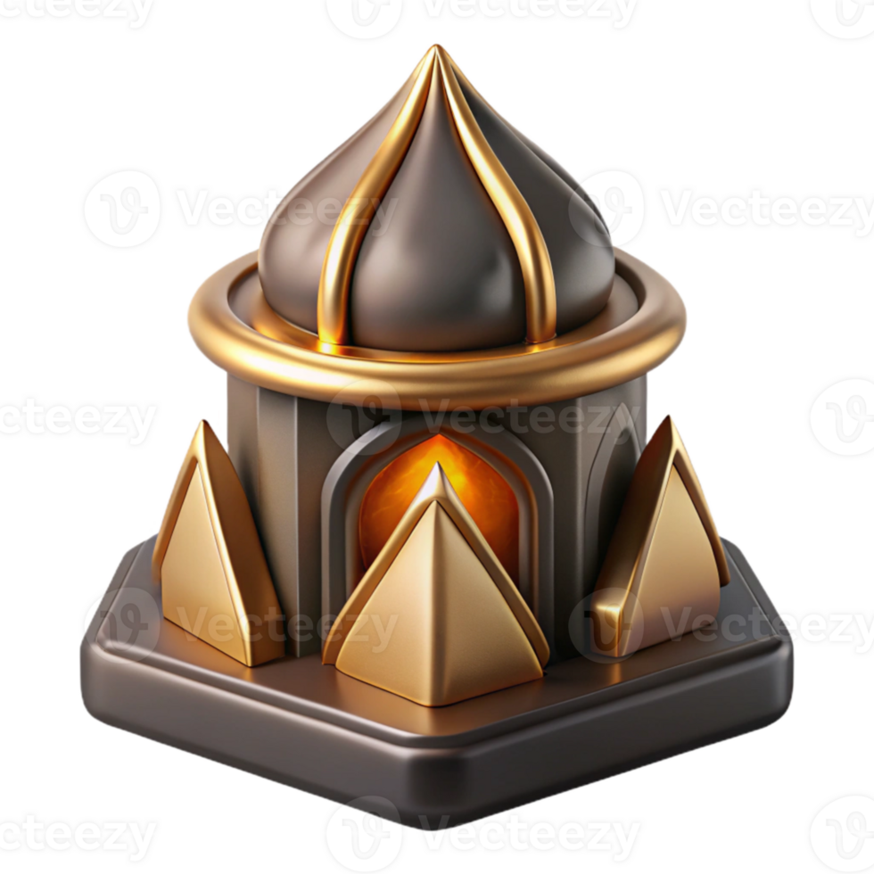 stunning rustic Temple Icon Isolated for Spiritual Journeys high resolution png