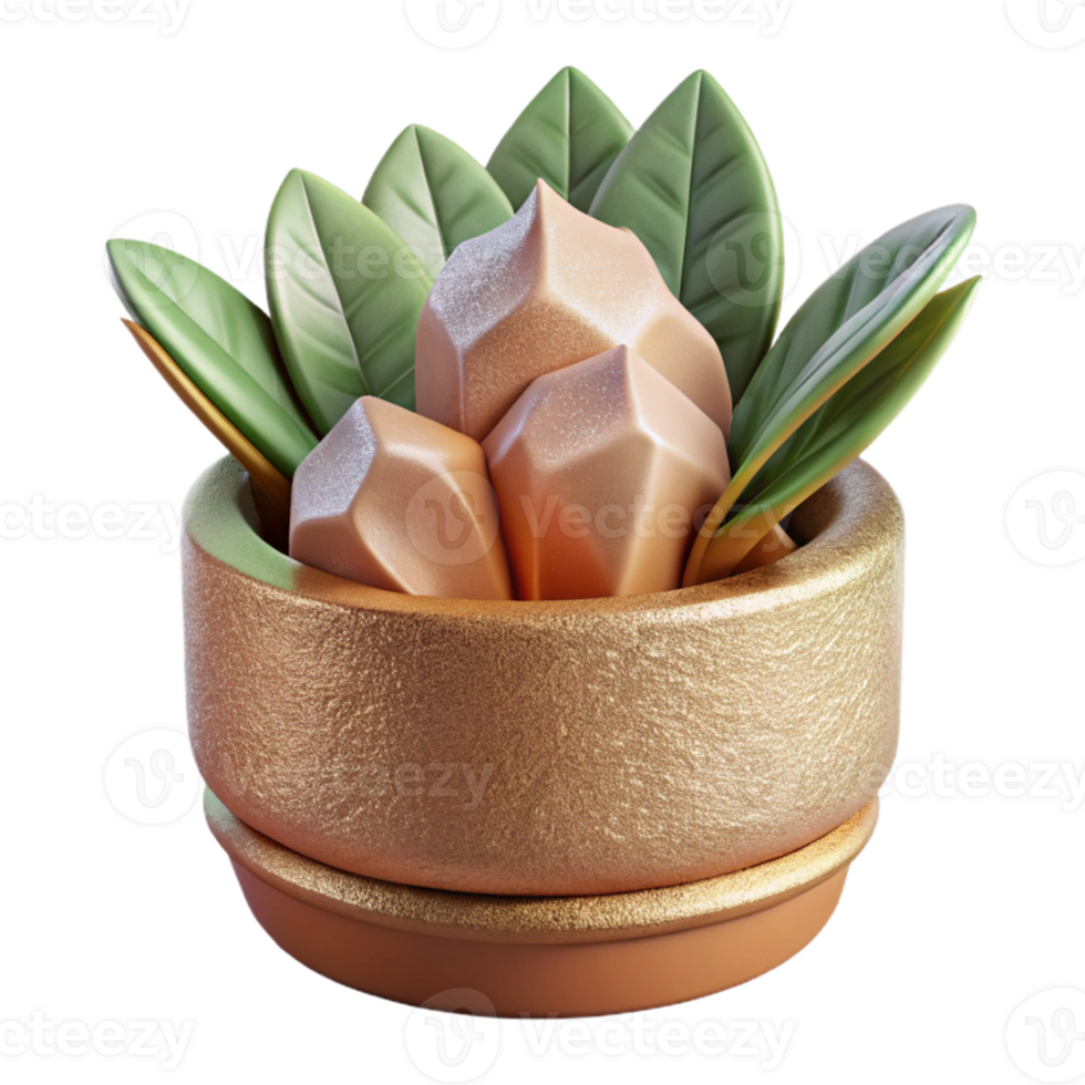 beautiful classic Terracotta Pot Isolated Plant Decor Element png