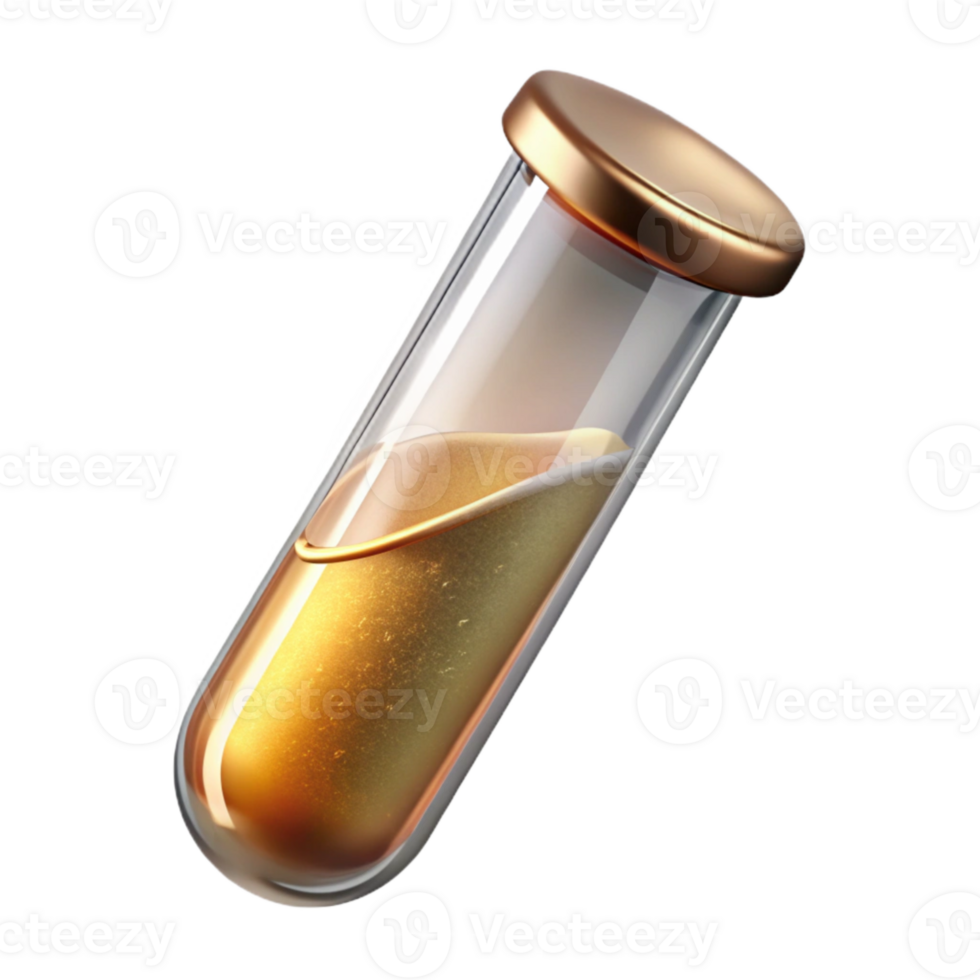 stunning abstract Test Tube Laboratory Glassware Isolated for Science Experiments authentic png