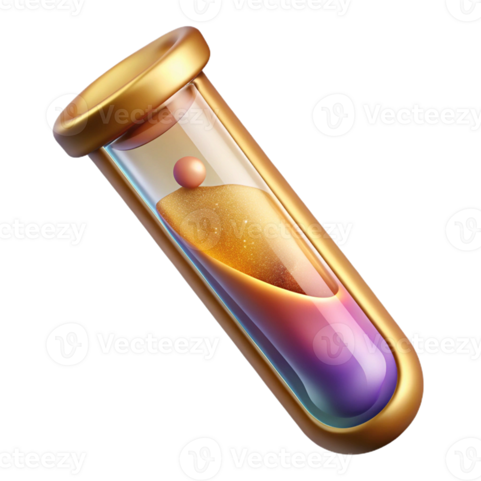 dramatic rustic Test Tube Science Experiment Transparent for Educational Materials high resolution png