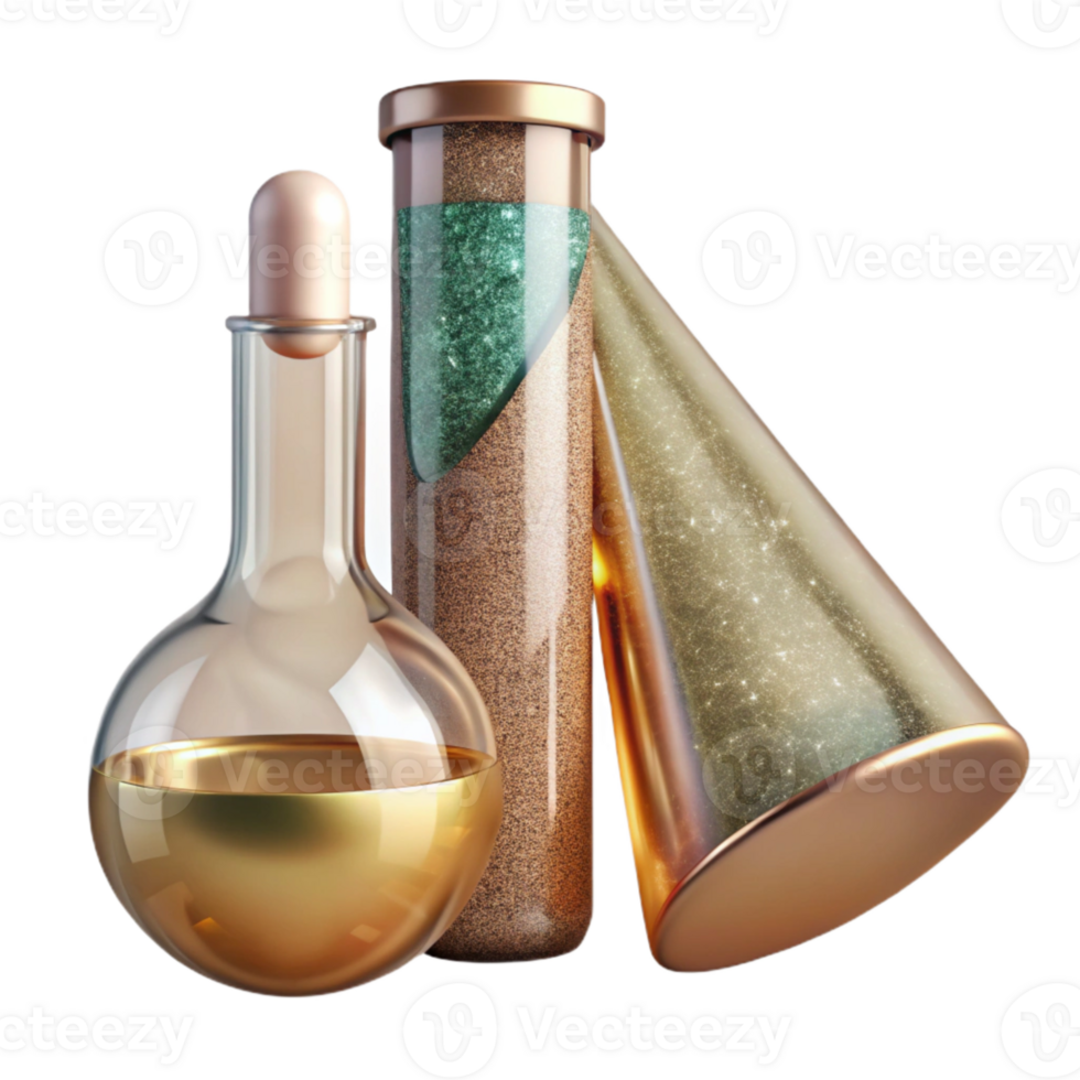 serene traditional Test Tube Laboratory Glassware Isolated for Science Experiments png